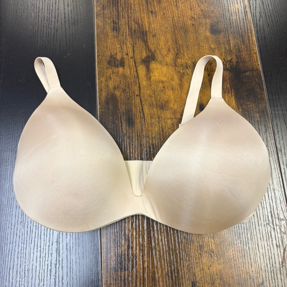 SKIMS‎ Fits Everybody T-Shirt Bra Sand Beige 40DD Molded Cup Underwire Bra